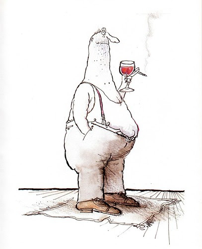 Winespeak - Unpretentious - copyright Ronald Searle