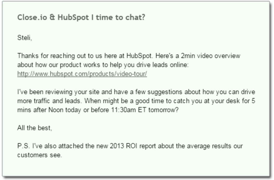 close-hubspot-email
