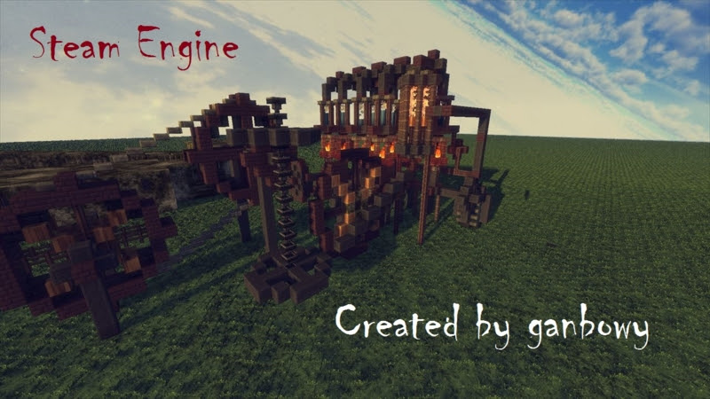 スチパン試作 蒸気機関 Minecraft開拓史