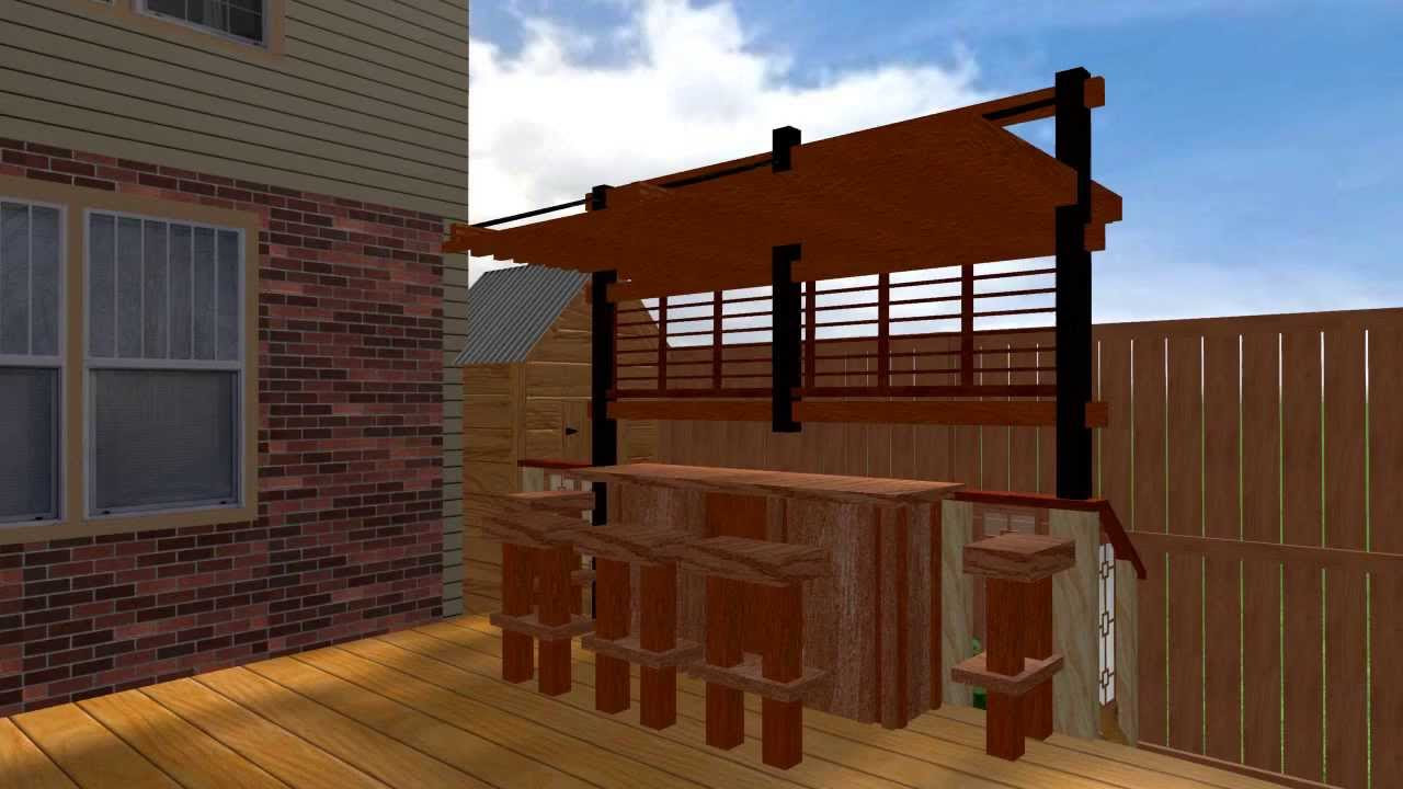 Karoline - Zen Pergola and Bar on deck - YouTube