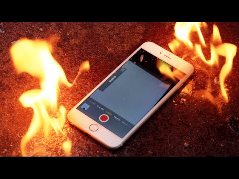 Burning The iPhone 6 Plus - Molotov Cocktail Edition - YouTube