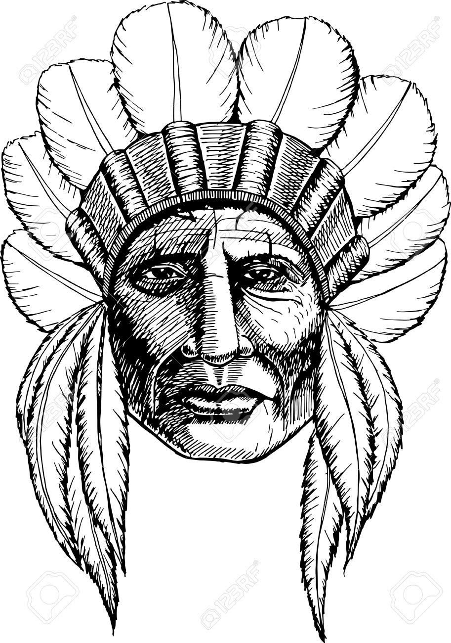 Native American Drawings | Free download on ClipArtMag