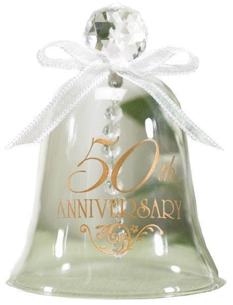 50th Wedding Anniversary Glass Bell Anniversary Gifts eBay 50th Wedding Anniversary Glass Bell Anniversary Gifts eBay