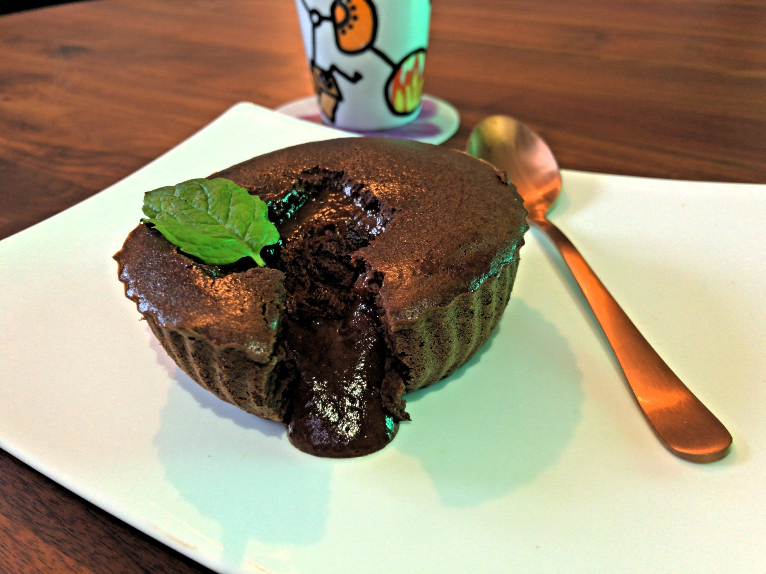 Moelleux Light Au Chocolat Avec Son Cœur Coulant Sans Sucre Sans Beurre La Cuisine Des Delices De Kabiloutte
