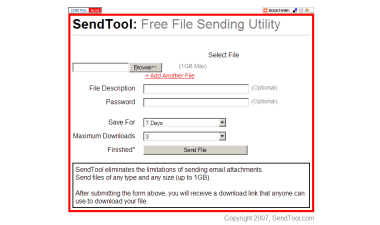 Sendtool 大きなファイルを送るとき便利なサイト K Conf