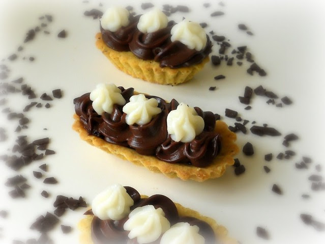 Crostatine con crema senza uova