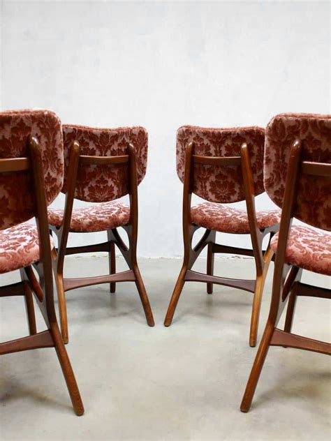 Think beyond the tabletop this. Mid century velvet dinner chairs dining chair, vintage