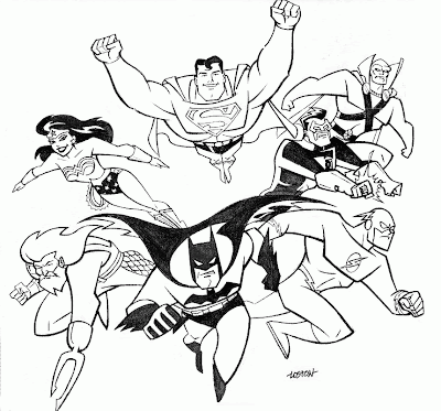 Justice League Coloring Pages