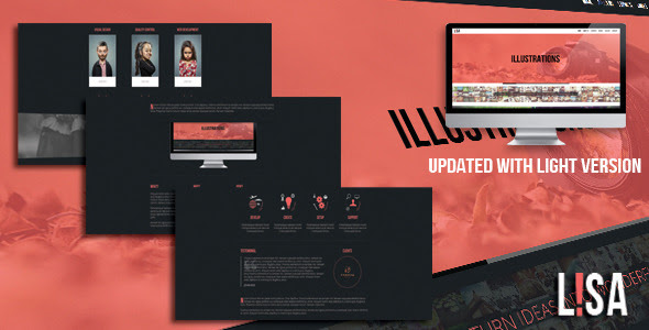 Lisa - Responsive One Page Parallax Template 