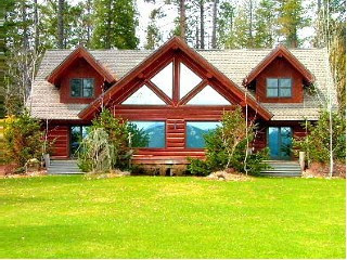 Oden Bay Log Home - Sandpoint, Idaho vacation cabin rental (