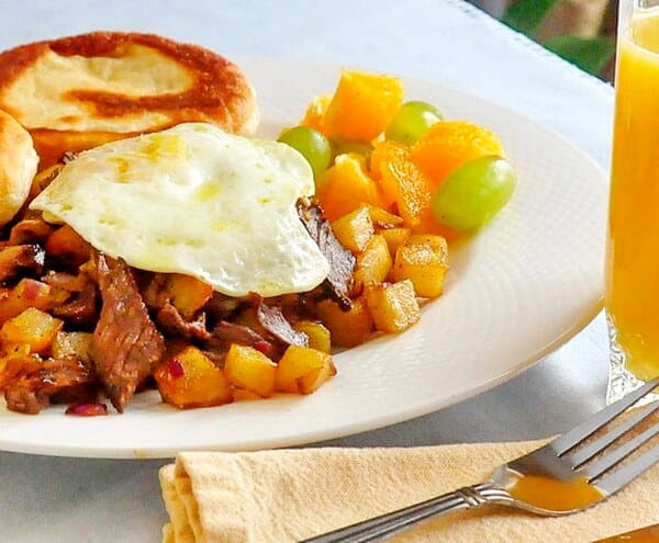Leftover Prime Rib Hash - Rock Recipes
