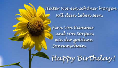 alles gute zum geburtstag ostdeutsch