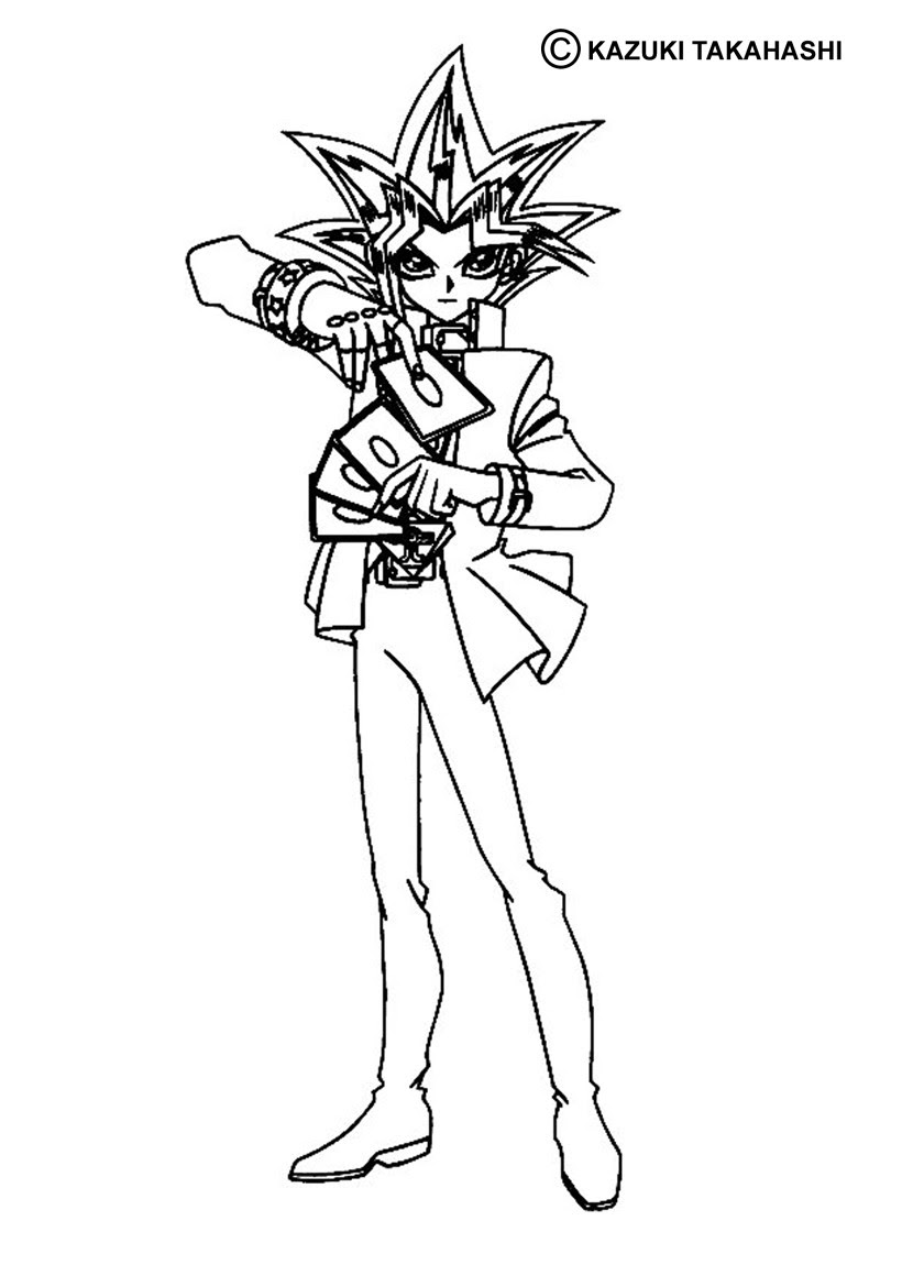 Coloriage de Yu Gi Oh 7