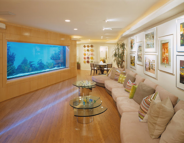 Blumenthal Aquarium - Contemporary - Living Room - los angeles ...