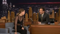 Melissa Benoist - Tonight Show starring Jimmy Fallon - 3-18-2016