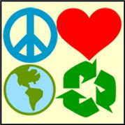 Peace Love Earth Recycle