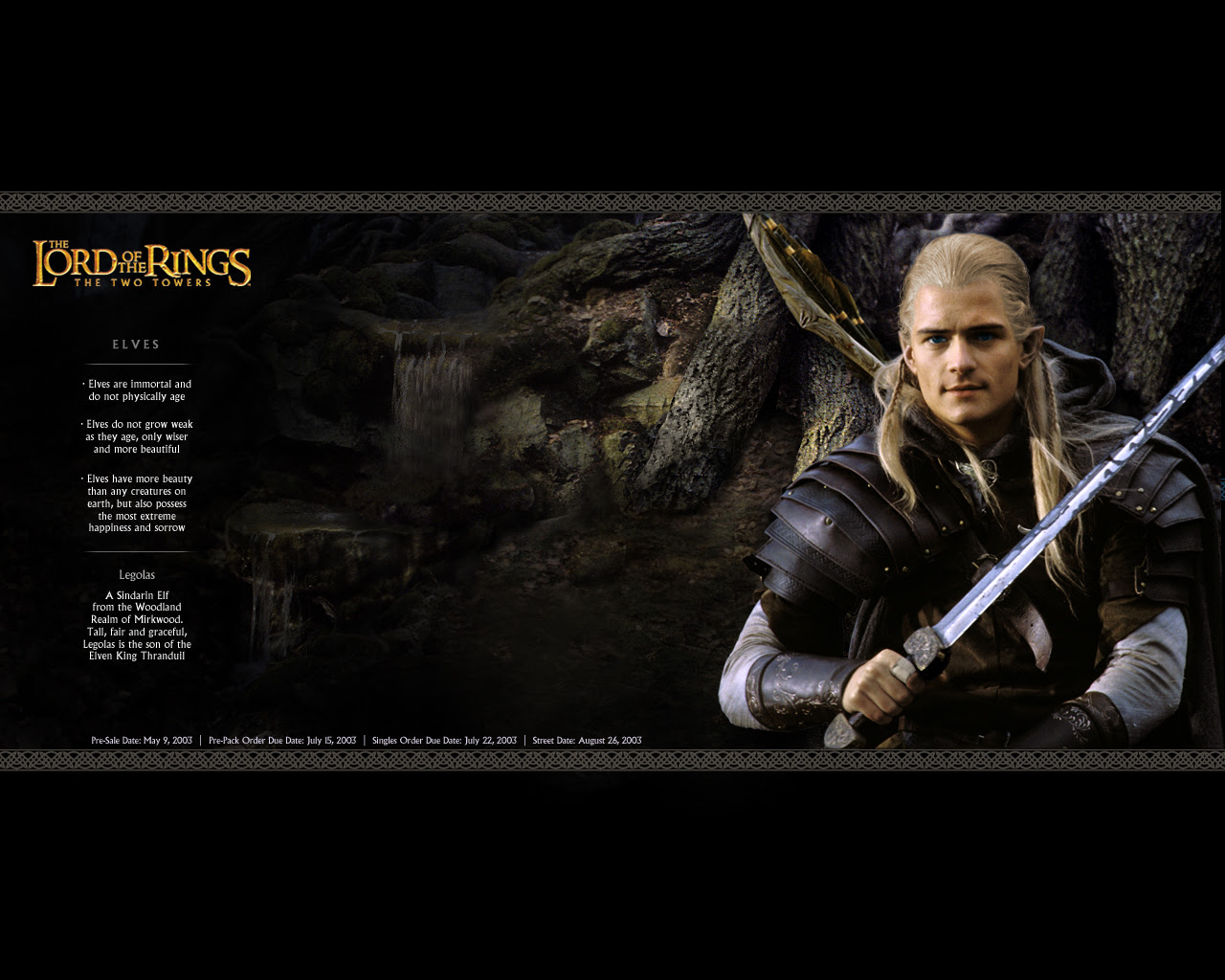 Legolas Wallpaper From TTT DAK - Original: 1280x1024, 706kB