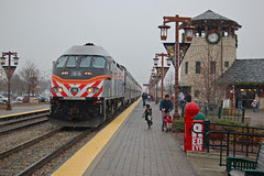 train at tinley station