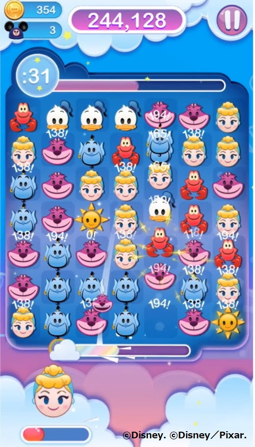 アナ雪 トイ ストーリー などの人気キャラが絵文字に 大ヒット爽快パズルゲームの日本語版が新登場 マガジンサミット