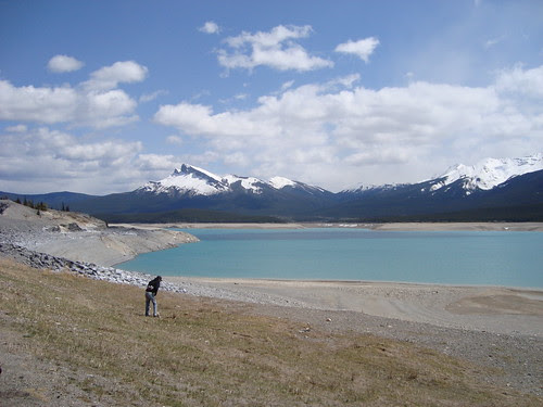 stewart at the bluest lake ever