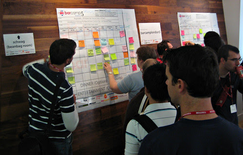 Barcamplondon5 Sessions Board