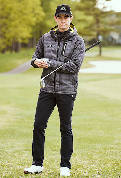 ゴルフウェアのメンズの冬コーデ 画像で紹介します 春夏秋冬トレンド情報ピポパ発信局