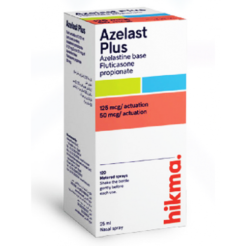 Azelast Plus 125 50 Mcg Nasal Spray Azelastine Fluticasone 25 Ml