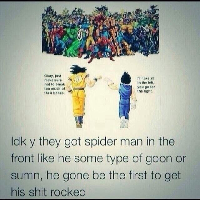 Dragon ball z vs All marvel super heroes : r/whowouldwin