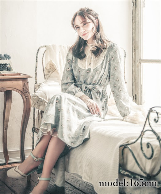 ブロッキングワンピース Web価格 アクシーズファム公式通販 Axes Femme Online Shop