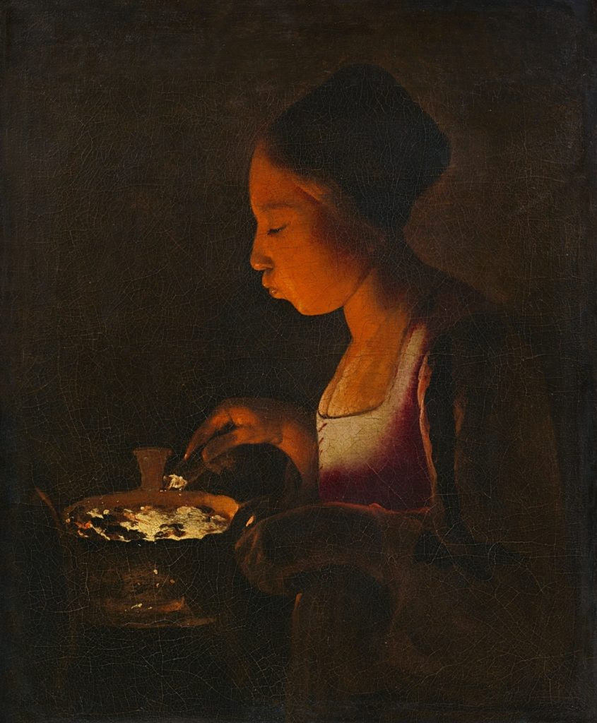 La Fillette Au Brasier Enflamme Les Cœurs George De La Tour Muse Baroque Musique Arts Baroques