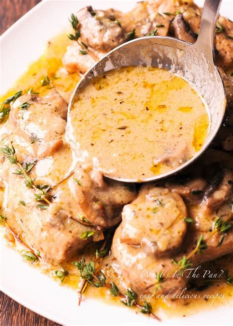 instant pot pork chops  creamy wine sauce video