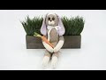 How to Sew a Sock Rabbit