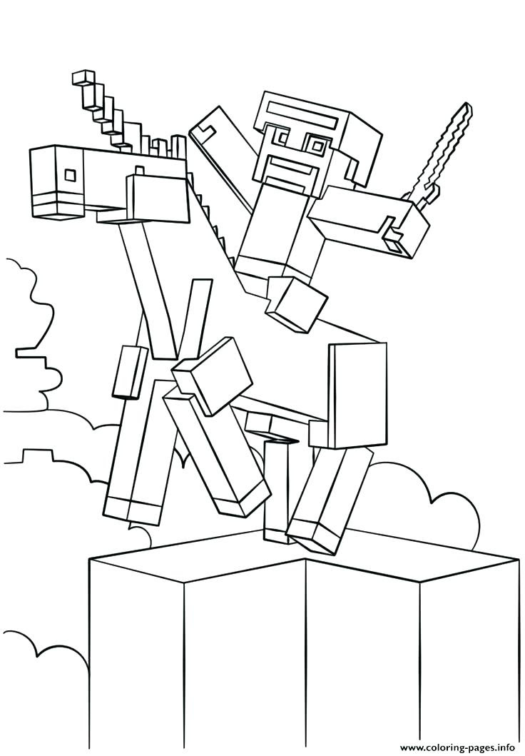 Minecraft Pickaxe Coloring Pages at GetColorings.com ...