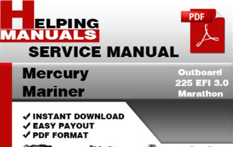 Link Download mercury mariner 225 efi 3 0 marathon service manual Free eBooks PDF