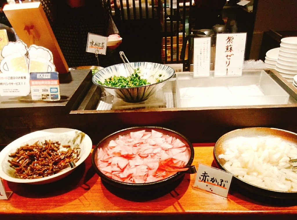 京都グルメレポート2 竈炊き立てご飯土井 京都駅八条口店 お漬物 おばんざい食べ放題ランチ 地どりの卵とじ膳 京都グルメｒ