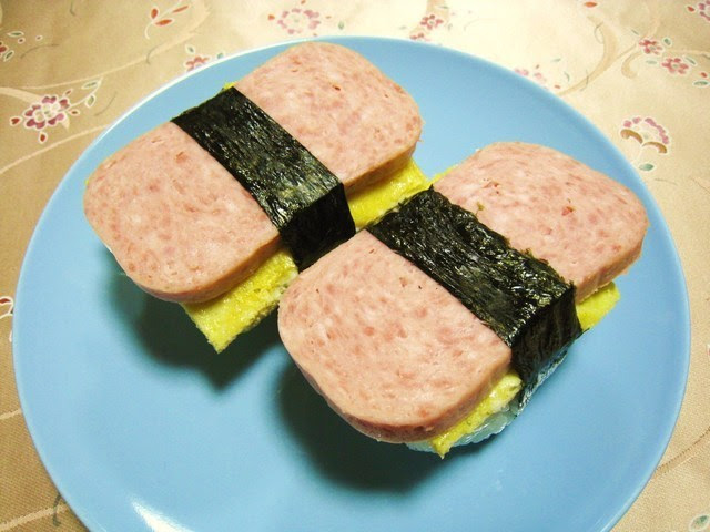 スパムと薄焼き卵のにぎり寿司 献立レシピ