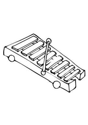 ausmalbilder xylophon musik malvorlagen