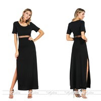 YB90063 Womens Round Neck Long Sleeve Mesh Dress, Maxi See-through Floral Mesh Dress For Women