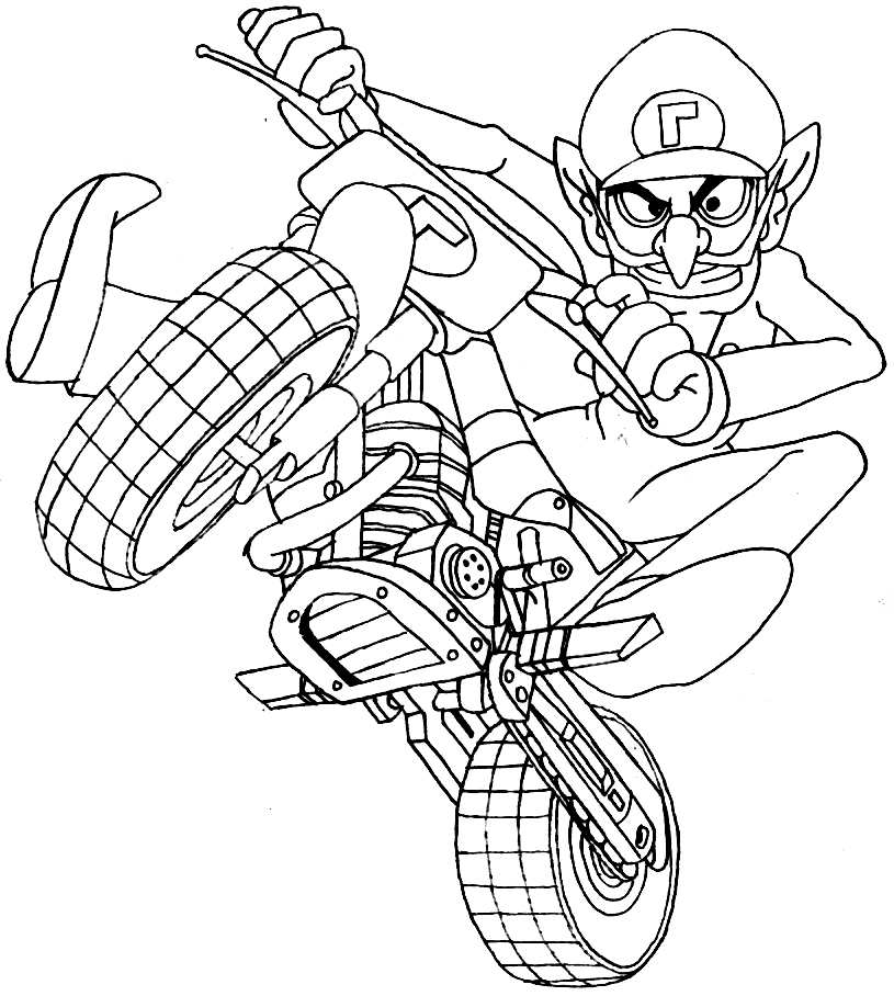 Peach Mario Kleurplaat Kleurplaat Mario Bros En Luigi ...