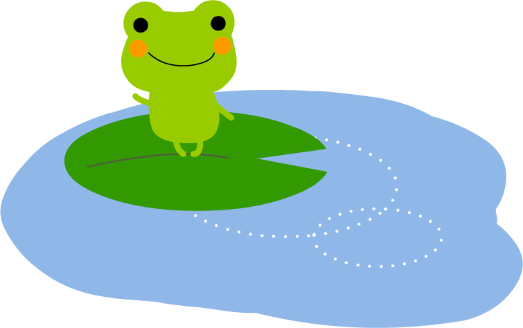 カエルイラスト 無料イラスト フリー素材2