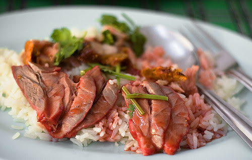 fourth dimension for about other petty local eating theatre process Bangkok Map; Restaurant Tip: Moo Grob Khun Yai
