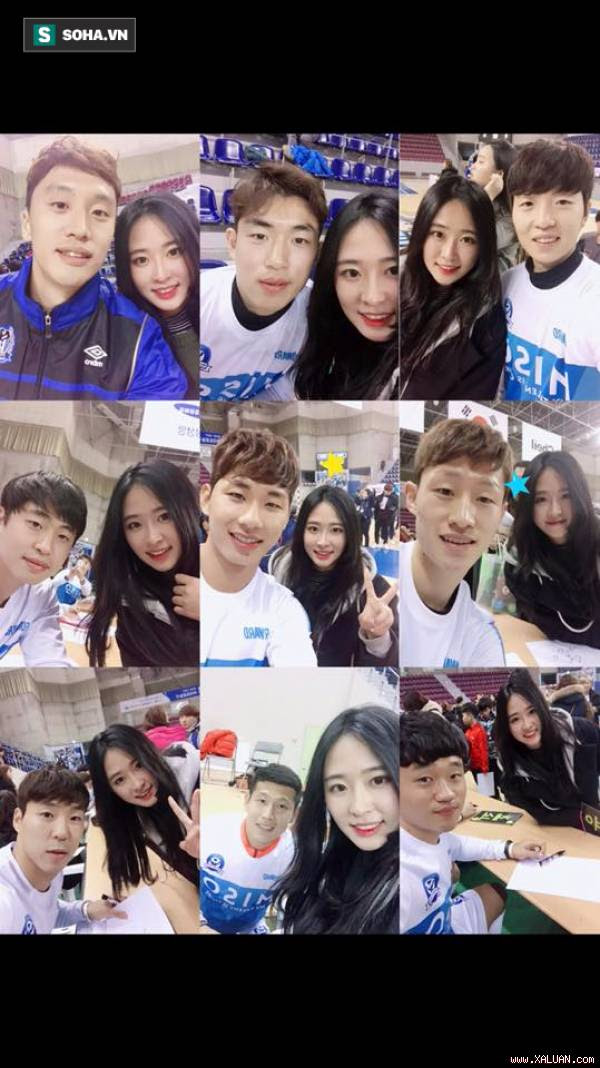 Fan xinh bất ngờ xuất hiện, làm xao nhãng Xuân Trường và đồng đội