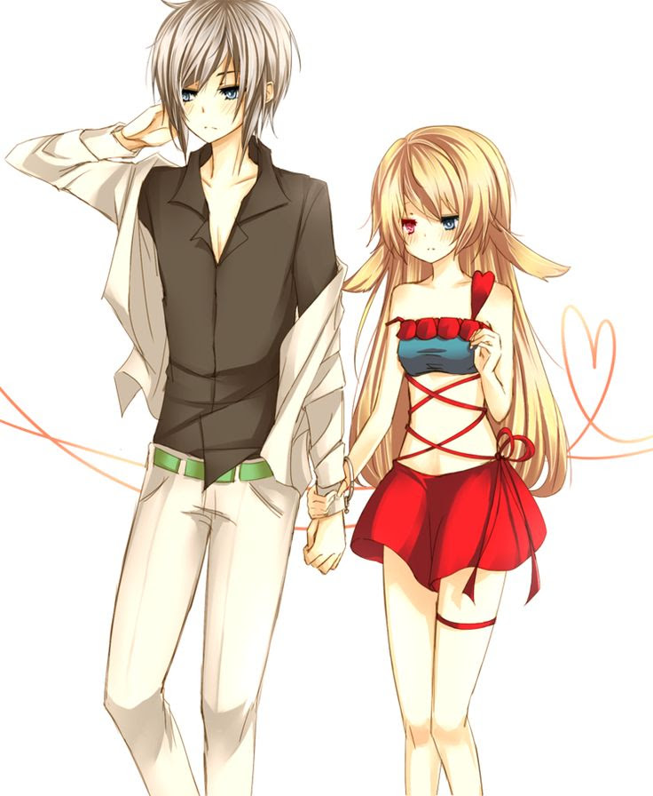 Anime Couple Holding Hands Clip Art Library
