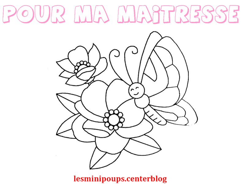 Coloriage Pour Maitresse