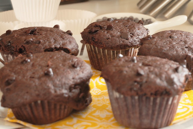 Muffins de chocolate