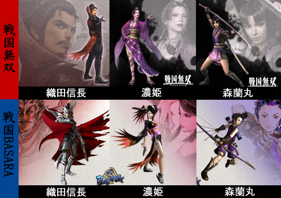 無双 Basara 徹底比較