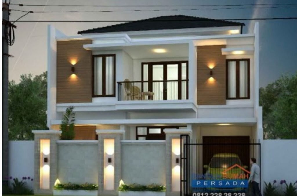  Model  Rumah  Minimalis 2  Lantai Terbaru  2019 Cat Rumah  Minimalis