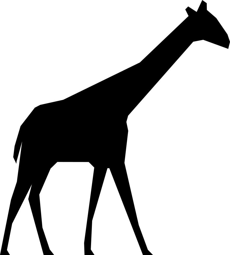 Download Giraffe Silhouette Clipart at GetDrawings | Free download