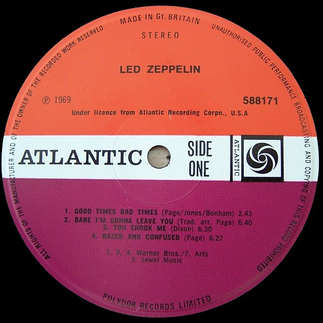 CVINYL.COM - Label Variations: Atlantic Records