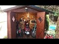 Diy motorcycle shed plans